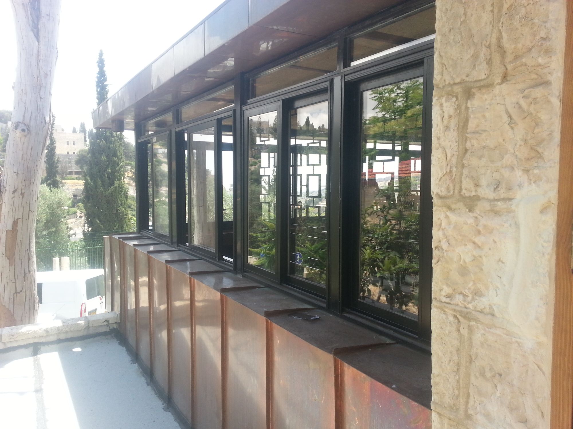 חיפוי נחושת – פרט חלונות