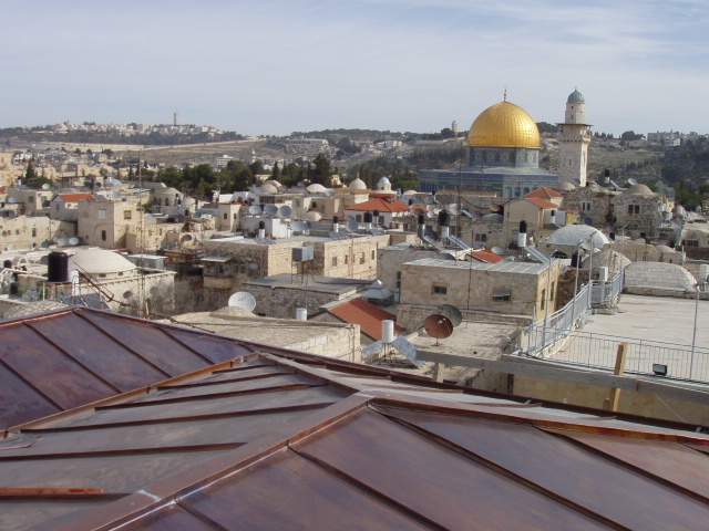 גג נחושת – נוף כיפת הסלע